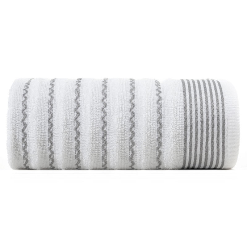 Hydiyah Midweight Jacquard Hand Towel, White