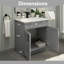 Base de meuble-lavabo simple 36 po gris-91943497