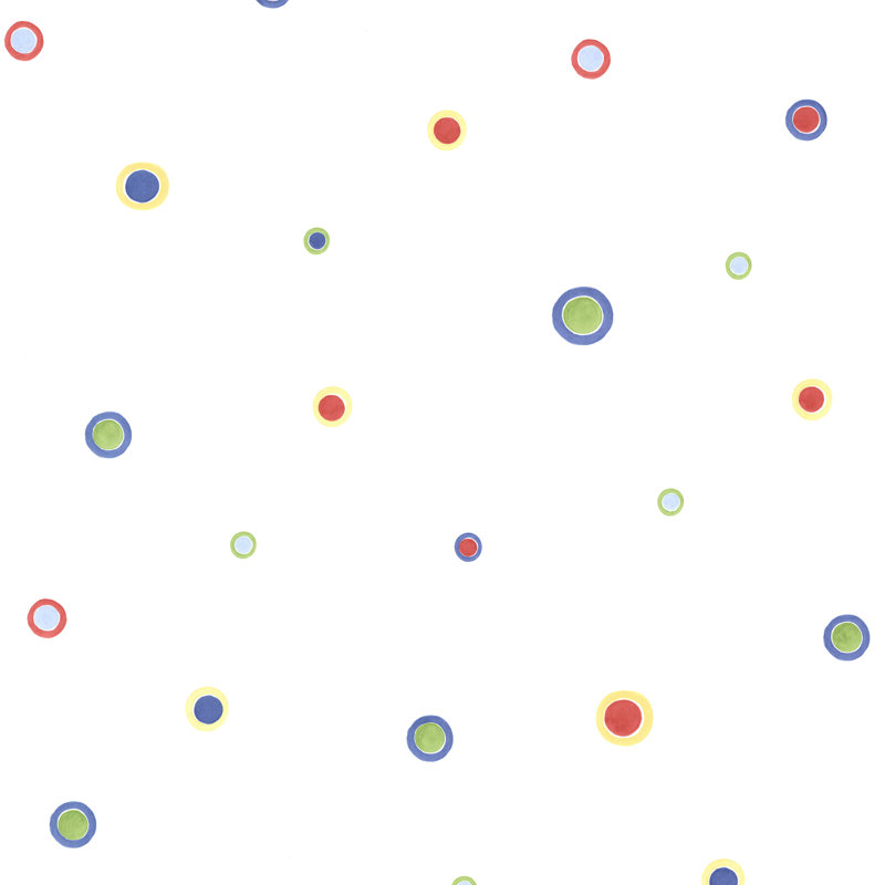 Papier peint pois à points 33 pi x 20,5 po bubble points Claysville