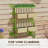 4 Box Raised Garden Bed with Trellis for Vine Flowers & Climbing Plants, 31.5\