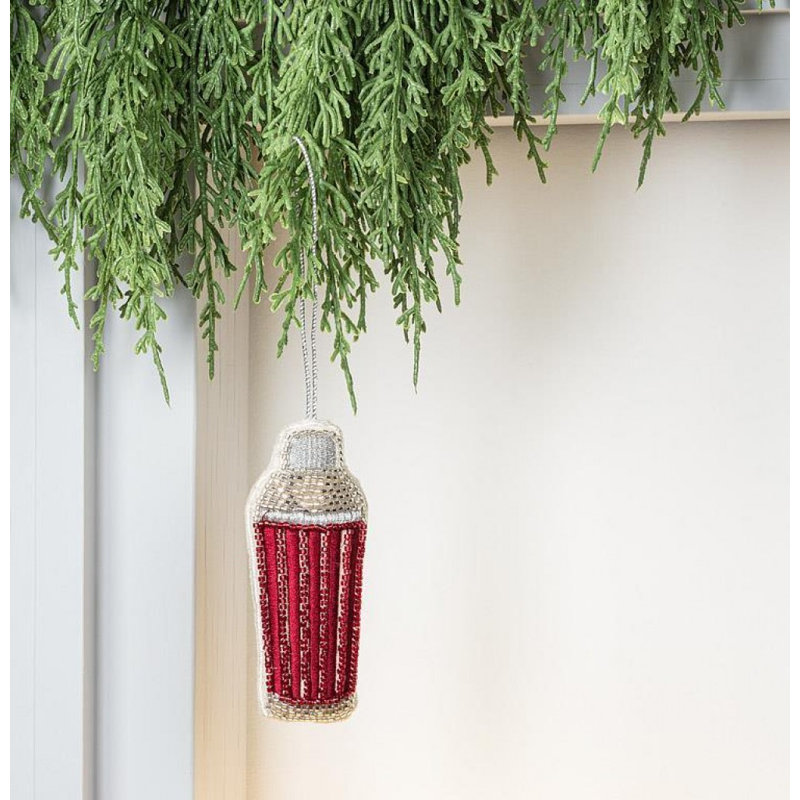 Ornement perlé cocktail Shaker