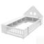 Lit en bois avec garde-corps, tête de lit en forme de maison, rangement, DEL, port USB et prises de courant-1559150120