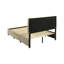 Lit avec rangement tapissier Leonard-675237043