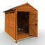 8x6w TigerFlex® Shiplap Apex Security Double Door Shed