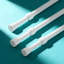 Tringles à rideaux réglables à tension de ressort, tringle de douche extensible sans perceuse pour fenêtres et portes, ensemble de tringle à tension à ressort blanc