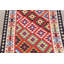 Tapis intérieur de couleur orange/rouille 4 pi 1 po x 7 pi en laine one-of-kind à la main noué la new Shelbie