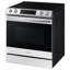 Samsung 6.3 cu. ft. Smart Slide-in Electric Range with Air Fry & Convection in Bespoke White Glass