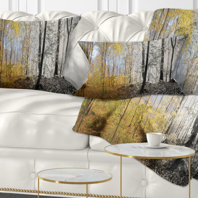 Coussin lombaire paysage