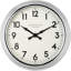 Large Chrome Wall Clock - 60cm
