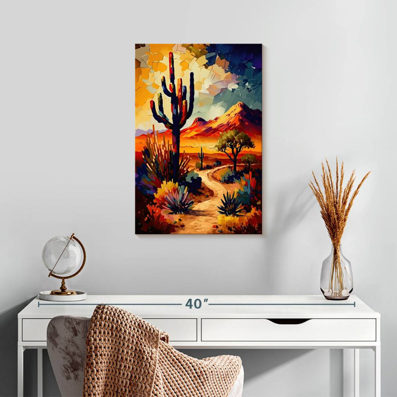 Alvord Sonoran Desert AZ I, H 24 po x l 16 po