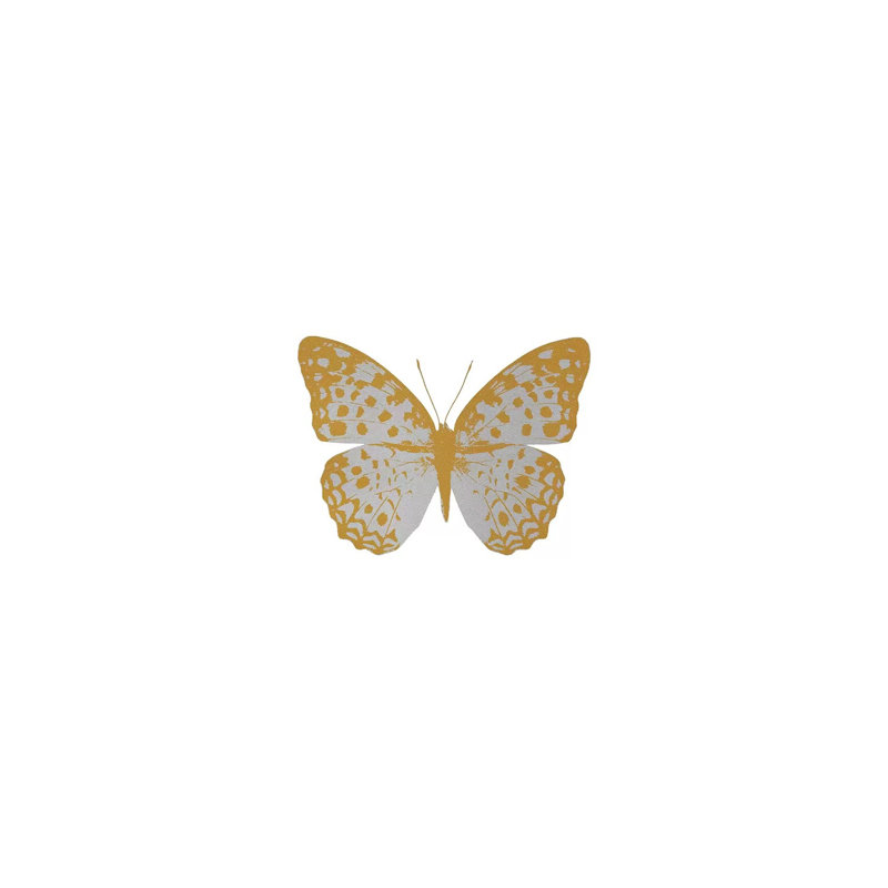Silver Butterfly by Orara Studio - Wrapped Canvas Gallery-Wrapped Canvas Giclée, 66.04 cm H x 45.72 cm W x 1.91 cm D