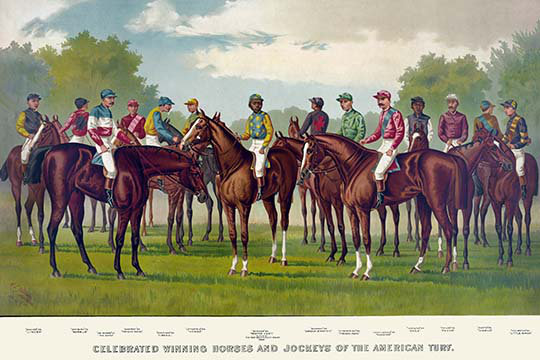 Buyenlarge 'Celebrated Winning Horses and Jockeys of the American Turf ...