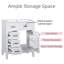 Ensemble de meuble-lavabo 30 po avec lavabo, armoire de salle de bain avec tiroirs, structure solide et panneau en bois aggloméré-105328070