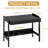 Solid Wooden Desk with Drawers, Manual Standing Desk Adjustable Height with Cable Hole-1328972871-1326642381