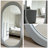 Oval Manufactured wood Full Length Mirrors-185480849