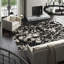 Hand-Knotted High-Quality Black Area Rug