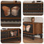 Meuble télé moderne en bois manufacturé noir-1759643901