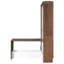 Lit double avec espace de travail intégré, style noyer et blanc, idéal pour les petites chambres d'amis et les bureaux à domicile, bureau pliable mural pour économiser de l'espace, décorations scandinaves, bois massif-786544621