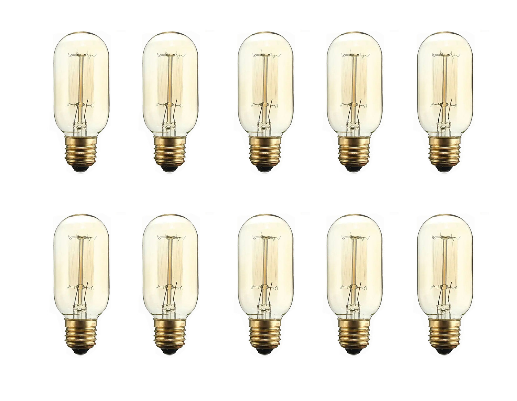 DecoMust 40 Watt, T45 Dimmable Light Bulb, E26 Base | Wayfair