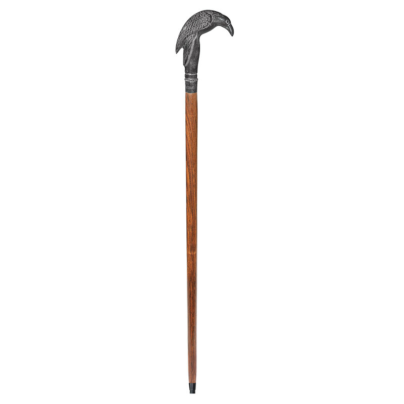 Poe's Mystic Raven Single Point Cane