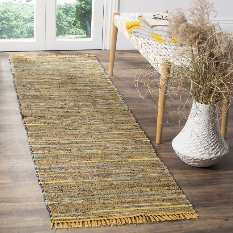 Desilva Rug Hand Woven Cotton Striped Rug