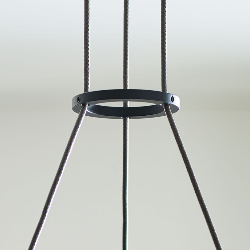 Ponte 5 - Light LED Pendant, Nightshade Black