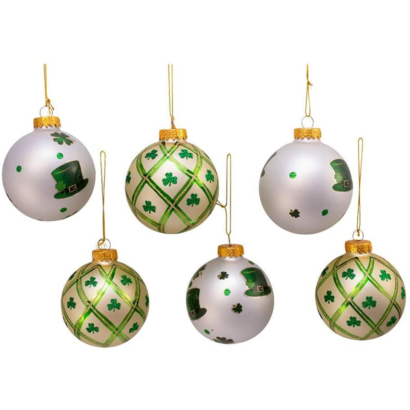 13.07'' Glass Ball Ornament