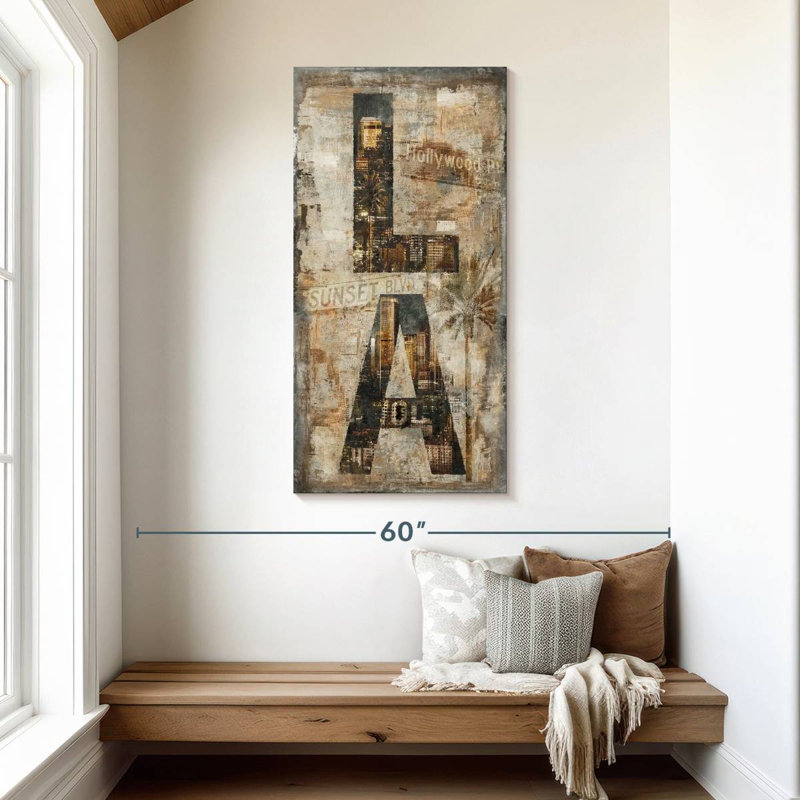 LA Vertical, 48" H x 24" W
