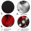 Élégant rétro Allure en noir et rouge I - mode ronde en métal-109710820