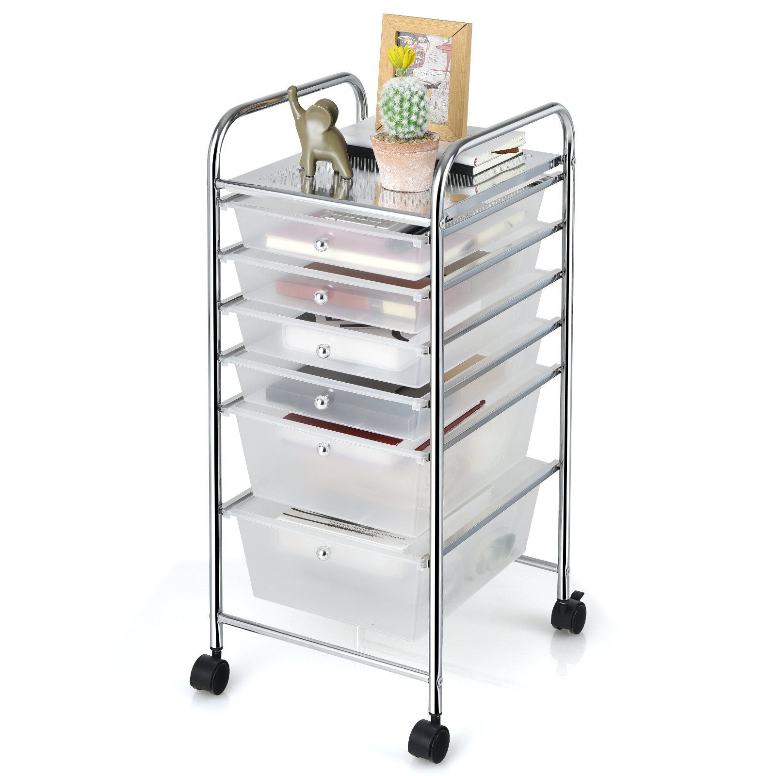 Topbuy Scrapbook Paper Organizer Rolling Utility Cart & Reviews | Wayfair