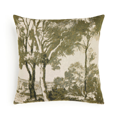 Toile Pillow-Toile Moss-24"X24"