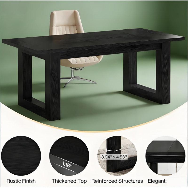 Bureau d'ordinateur pour la maison, table en bois, bureau de direction, bureau d'ordinateur pour le bureau