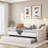 Upholstered Daybed With Trundle And Usb&Type-C Charging Ports-802961906