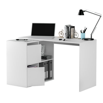 Sighrik L-Shape Secretary Desk
