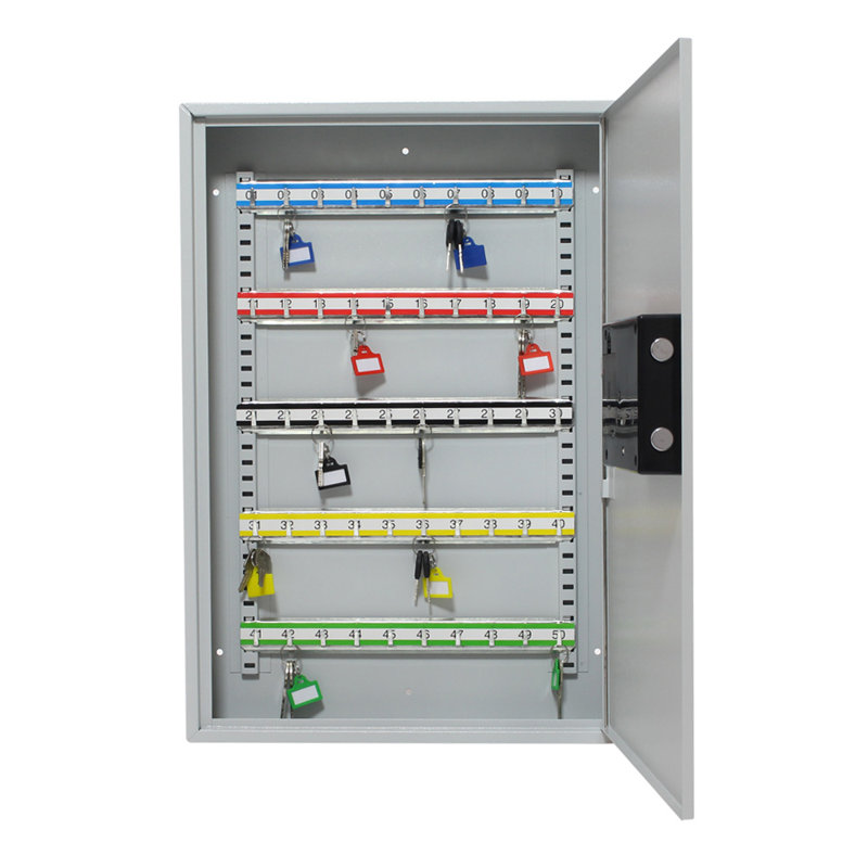 Metal Wall Organizer with Key Hooks