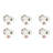 Ready For Christmas 18 Piece Porcelain China Dinnerware Set - Service for 6