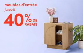 meubles d'entrée en solde