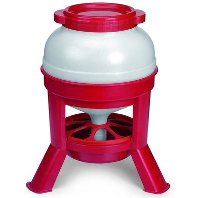 Little Giant Heavy Duty Plastic Dome Gravity Coop Feeder Brooder Container Barrel Tank