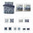 Alexandria Indigo Cotton Duvet Cover Set-110401695