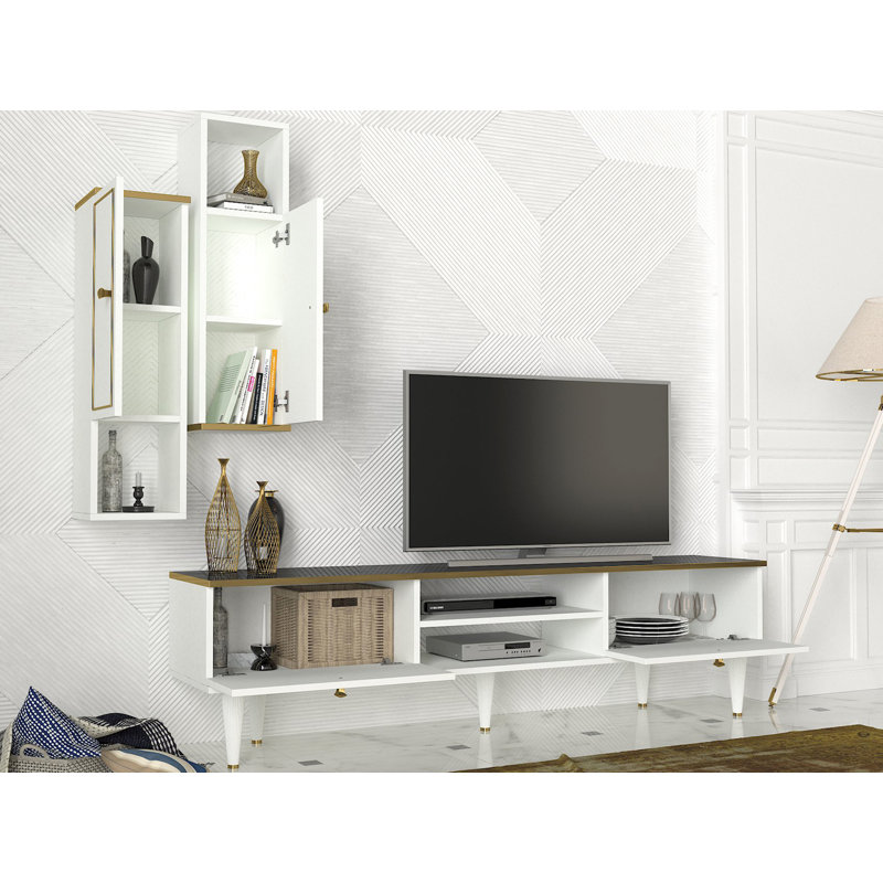 Pamphile Unfinished TV Stand for TVs up to 55"
