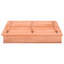 Sol 27 Outdoor Olson 90cm x 95cm Solid Wood Rectangle Sandbox with Cover