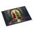 Doberman Pinscher and Santa Claus Doormat-112753774