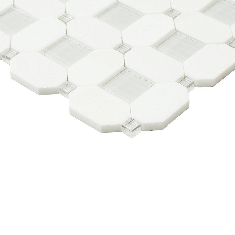 12" x 12" Marble Look Subway Wall & Floor Tile