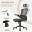 Office Computer Desk Chair,Adjustable Headrest