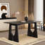 Ensemble de table à manger et de chaises de style rétro français