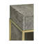 Geometric 1 - Drawer Solid Wood Nightstand