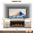  Ivy Bronx 70 Inch Gray Electric Fireplace Tv Stand-1371887994