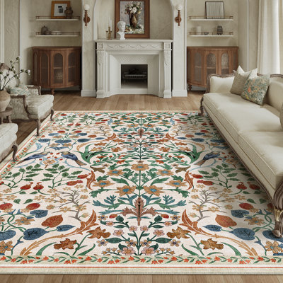 Destinay Floral Area Rug