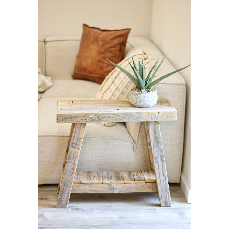 Yaidel Solid Wood End Table