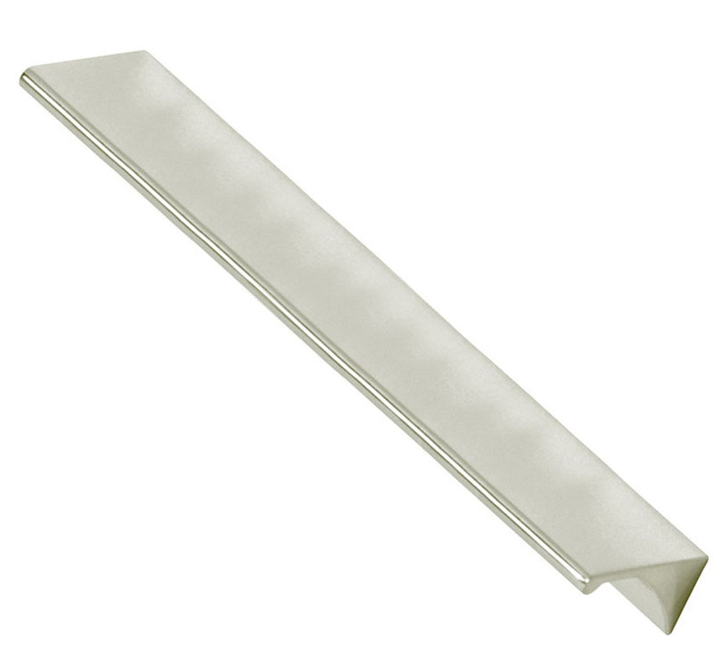 Poignée à rebords, Nickel poli, 8"